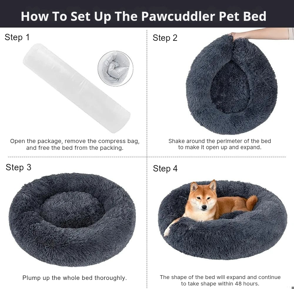 Pawcuddler Anxiety-Relief Bed